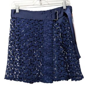 NWT METISU Lace Sheer Wrap Skirt S
